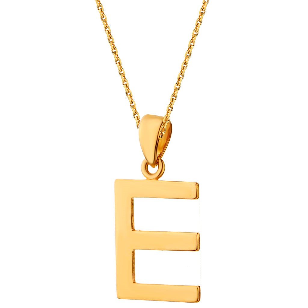 گردنبند طلا 18 عیار زنانه قیراط طرح E کد GH3237 — تصویر 1 از 3