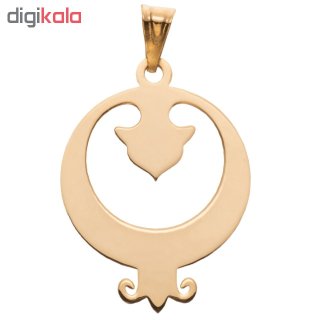 آویز گردنبند طلا 18عیار آریاگلد مدل R176 — تصویر 2 از 2