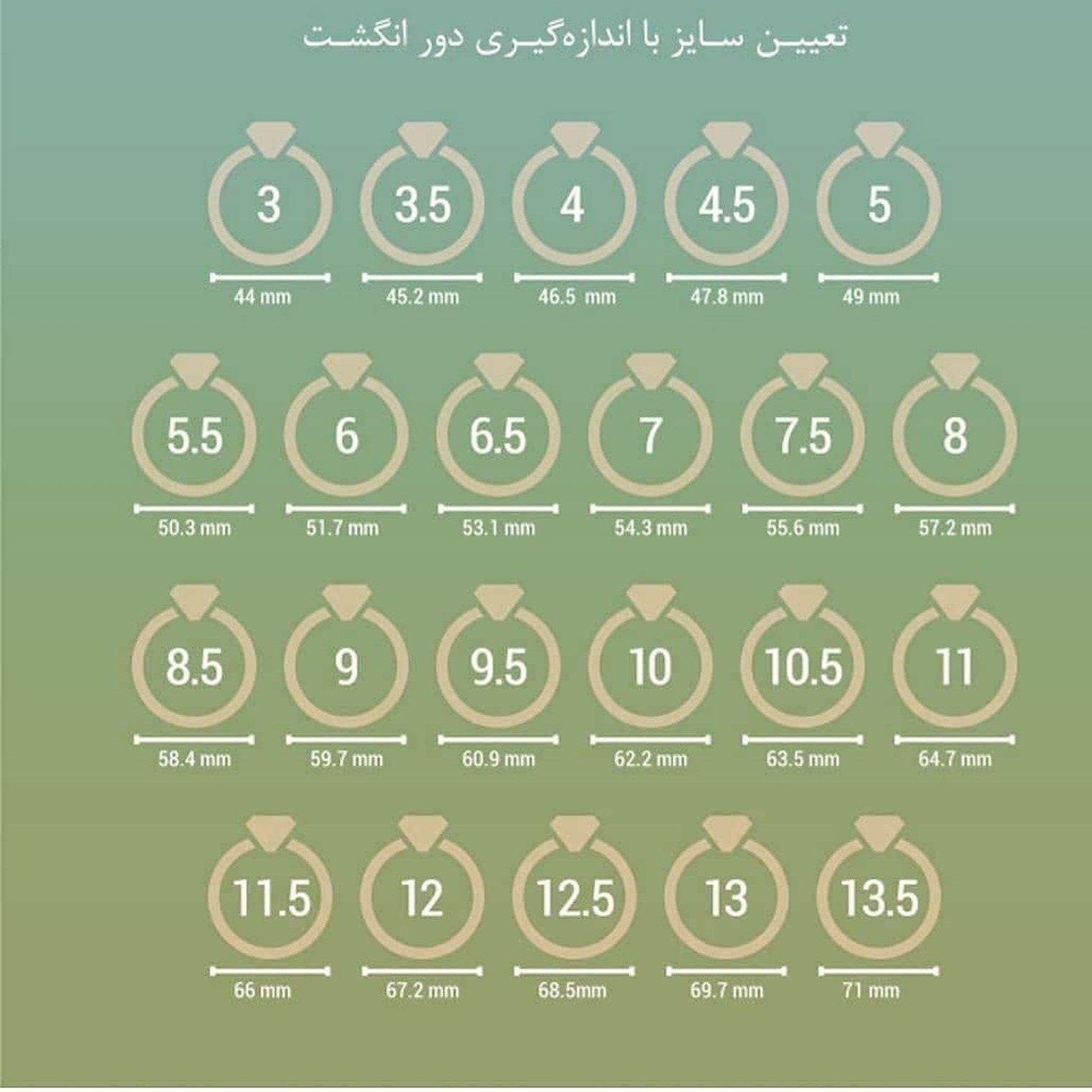 انگشتر طلا 18 عیار زنانه مدل T1678 — تصویر 3 از 4