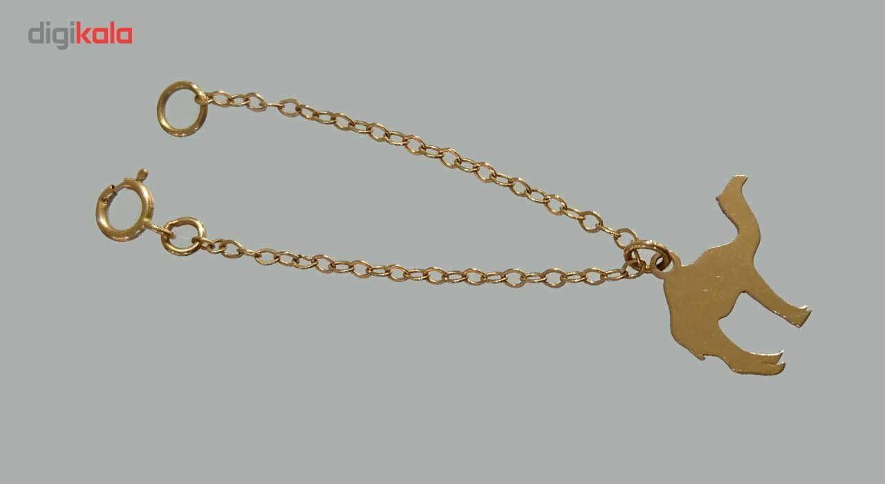 آویز ساعت طلا 18عیار گالری طلای کانیار مدل m733 — تصویر 2 از 3