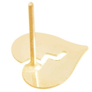 گوشواره طلا 18 عیار پندار گلد مدل GM04 — تصویر 3 از 3