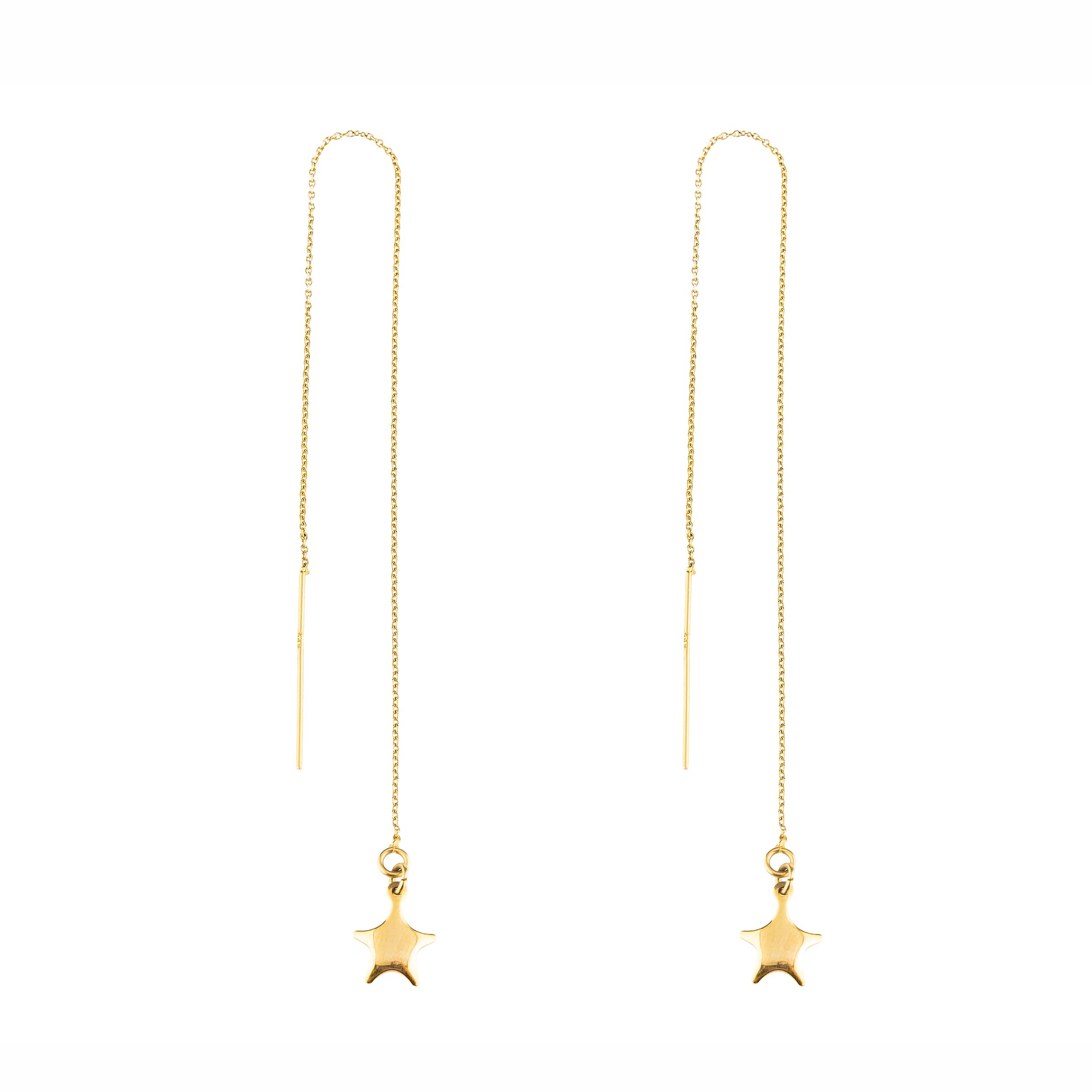 گوشواره طلا 18 عیار کد EA135 — تصویر 1 از 4