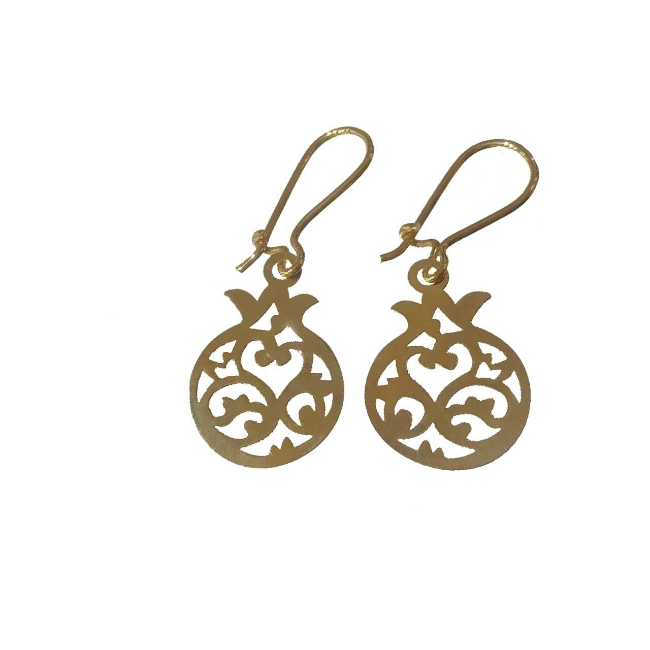 گوشواره طلا 18 عیار زنانه کانیار گالری کد 73 — تصویر 1 از 3