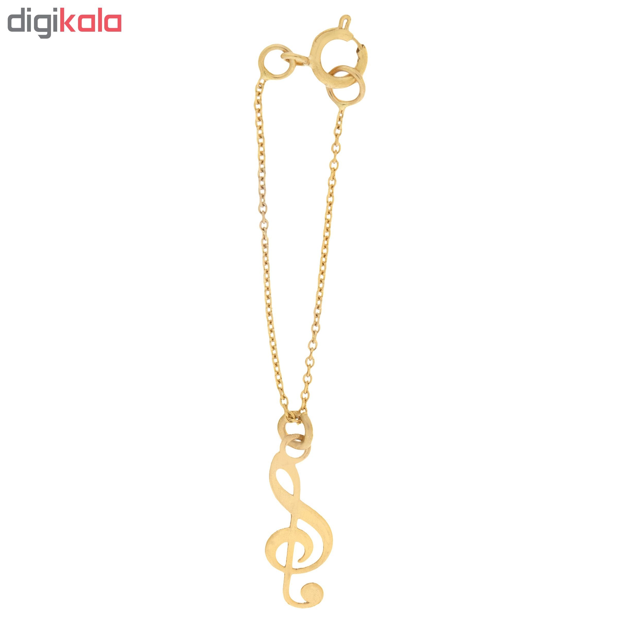 آویز ساعت طلا 18 عیار زنانه کد SG317 — تصویر 2 از 3