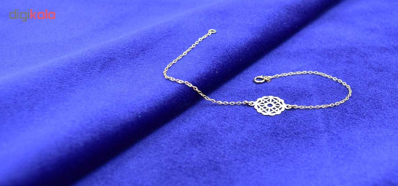 دستبند طلا 18 عیار زنانه کانیار گالری کد DZ331 — تصویر 2 از 3