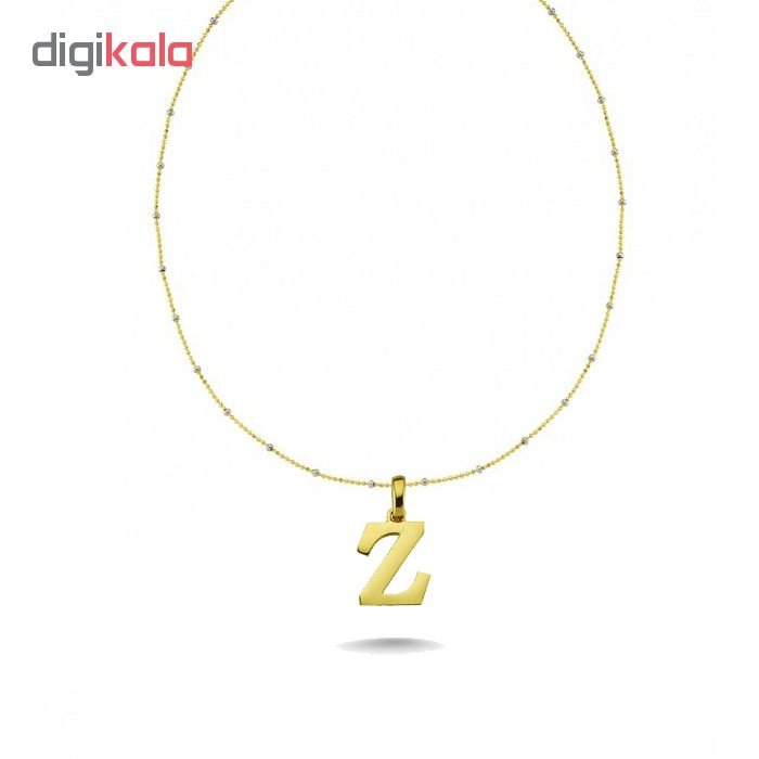 آویز گردنبند طلا 18 عیار نیکان زر مدل GM120 — تصویر 3 از 4