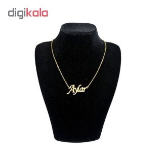 گردنبند طلا 18 عیار زنانه طرح آیلار کد DY120-017 — تصویر 2 از 2
