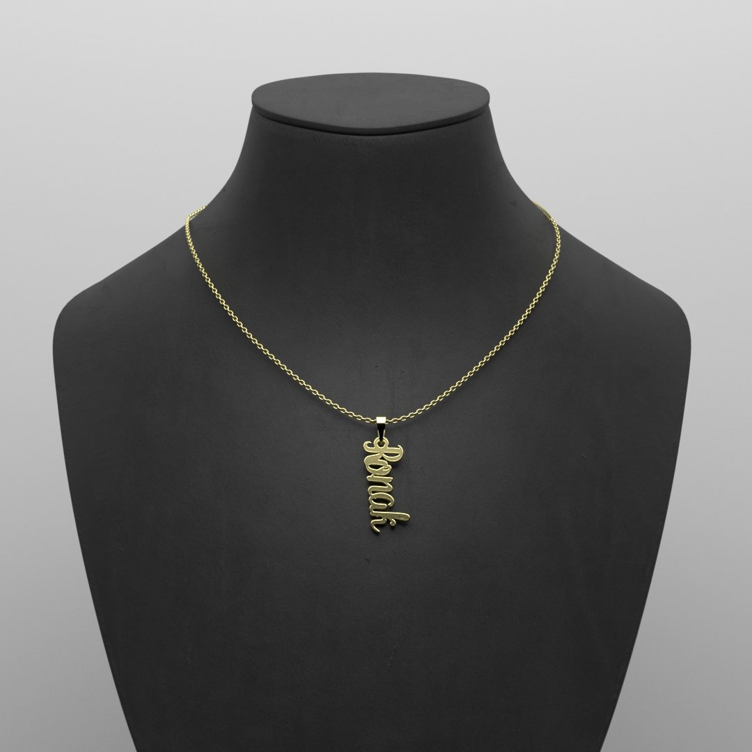 گردنبند طلا با طرح حلقه‌ای (فلامینگو) 18 عیار زنانه نیکان گلد مدل 658967 — تصویر 1 از 3