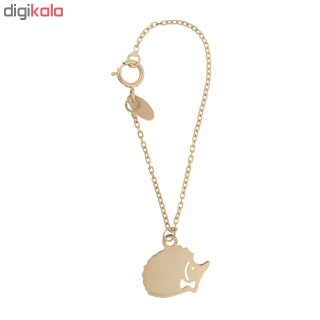 آویز ساعت طلا 18 عیار زنانه طرح جوجه تیغی کد SG387 — تصویر 2 از 2
