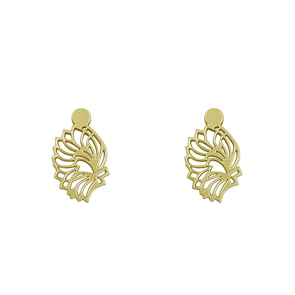 گوشواره میخی طلا 18 عیار زنانه نیکان گلد مدل NK 5689 — تصویر 1 از 4