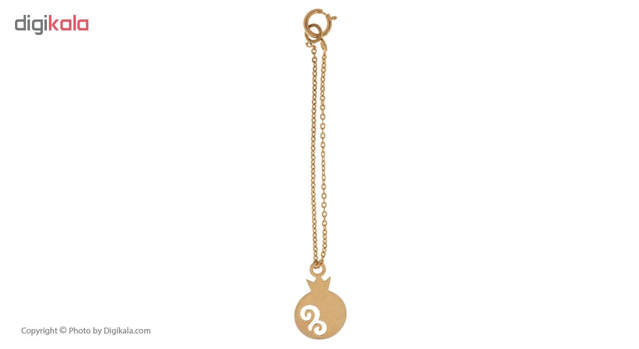 آویز ساعت طلا 18 عیار درنیکا مدل Dw2120 — تصویر 3 از 4