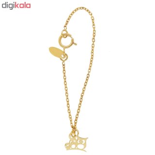 آویز ساعت طلا 18 عیار زنانه طرح جغد کد SG332 — تصویر 2 از 2