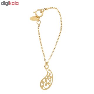 آویز ساعت طلا 18 عیار زنانه طرح بته جغه کد SG421 — تصویر 2 از 2