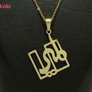 گردنبند طلا 18 عیار زنانه طرح المیرا کد UN0025 — تصویر 3 از 3