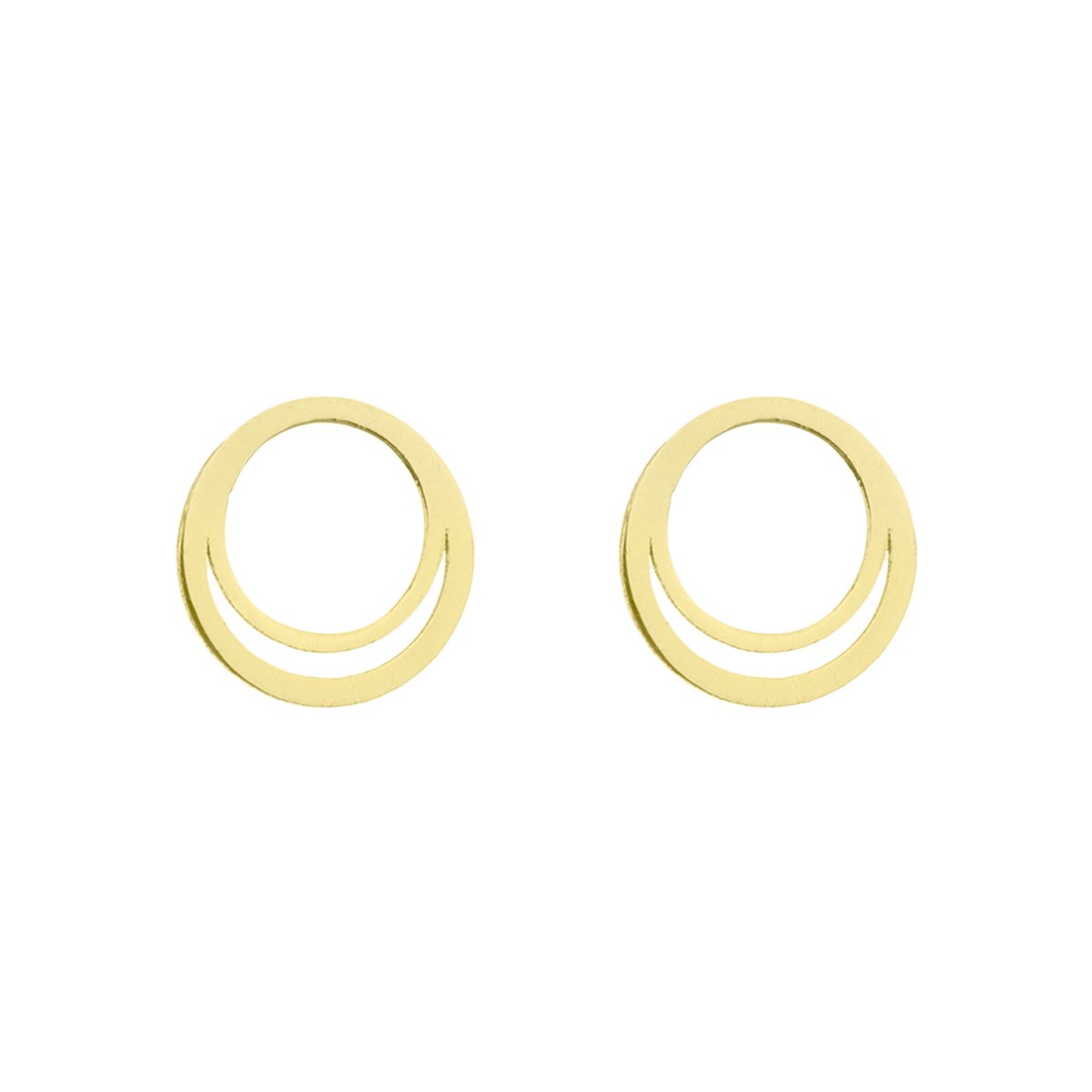 نیم ست طلا 18 عیار زنانه مدل GS001 — تصویر 3 از 5