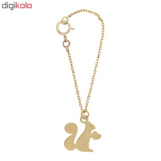 آویز ساعت طلا 18 عیار زنانه طرح خرگوش کد SG471 — تصویر 2 از 2