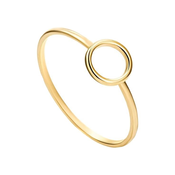 انگشتر طلا 18 عیار زنانه قیراط کد GH2283 — تصویر 2 از 3