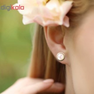 گوشواره طلا 18 عیار نیکان زر مدل GE142 — تصویر 3 از 4