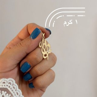 آویز گردنبند طلا 18 عیار زنانه نیکان گلد طرح غزاله — تصویر 2 از 2